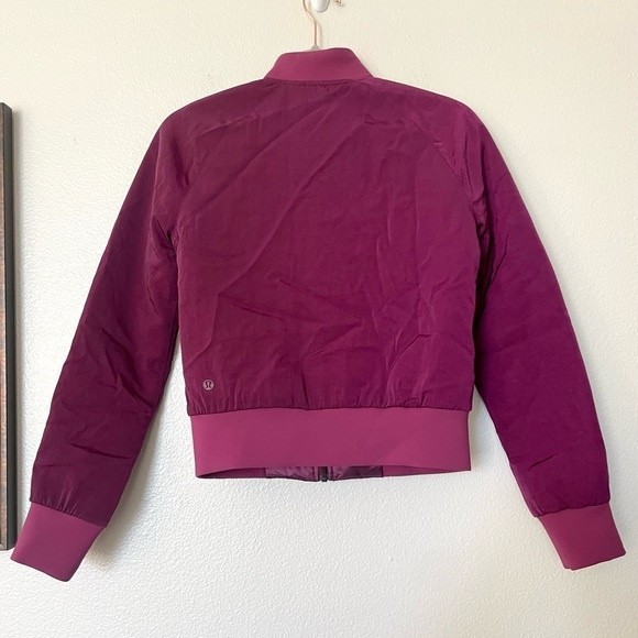 Lululemon Non-Stop Quilted Reversible Weatherproof Bomber Jacket Marvel Size 2 - Picture 2 of 11